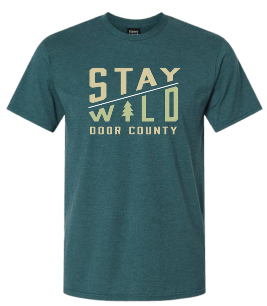 Stay Wild Door County Jade Unisex T-shirt