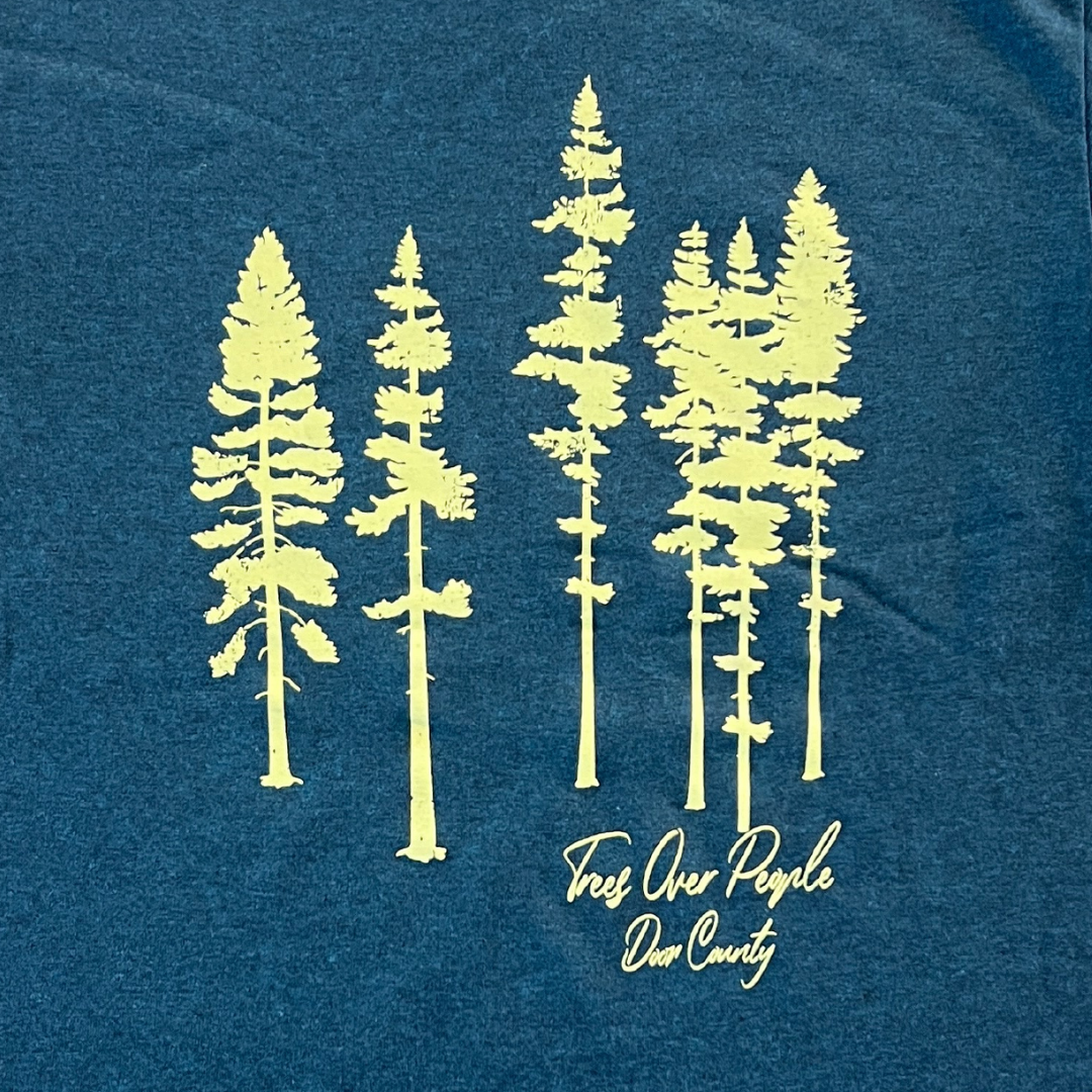 Door County Trees Over People Midnight Unisex T-shirt