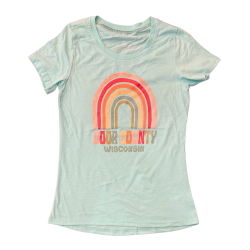 DC Blessed Rainbow Beach Glass Womens Tshirt