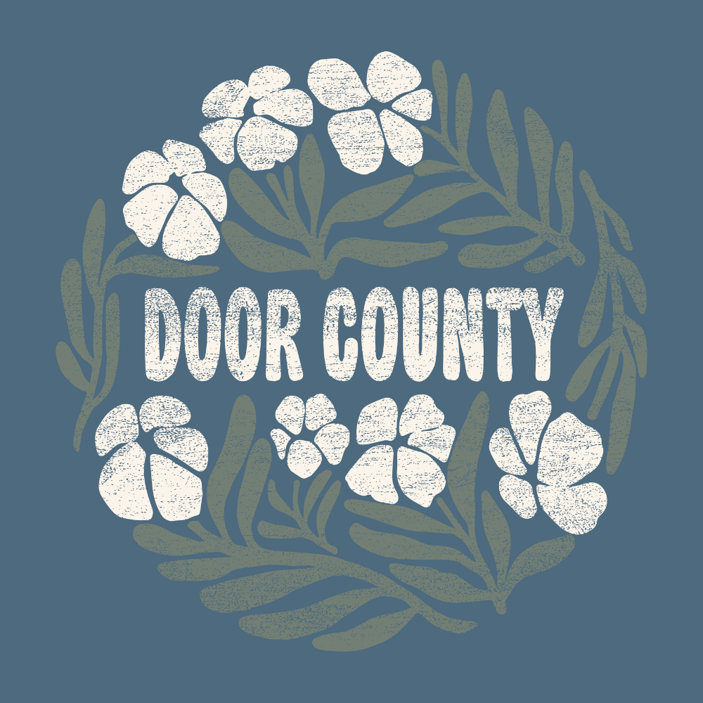 DC Flowers Denim V-neck Tee