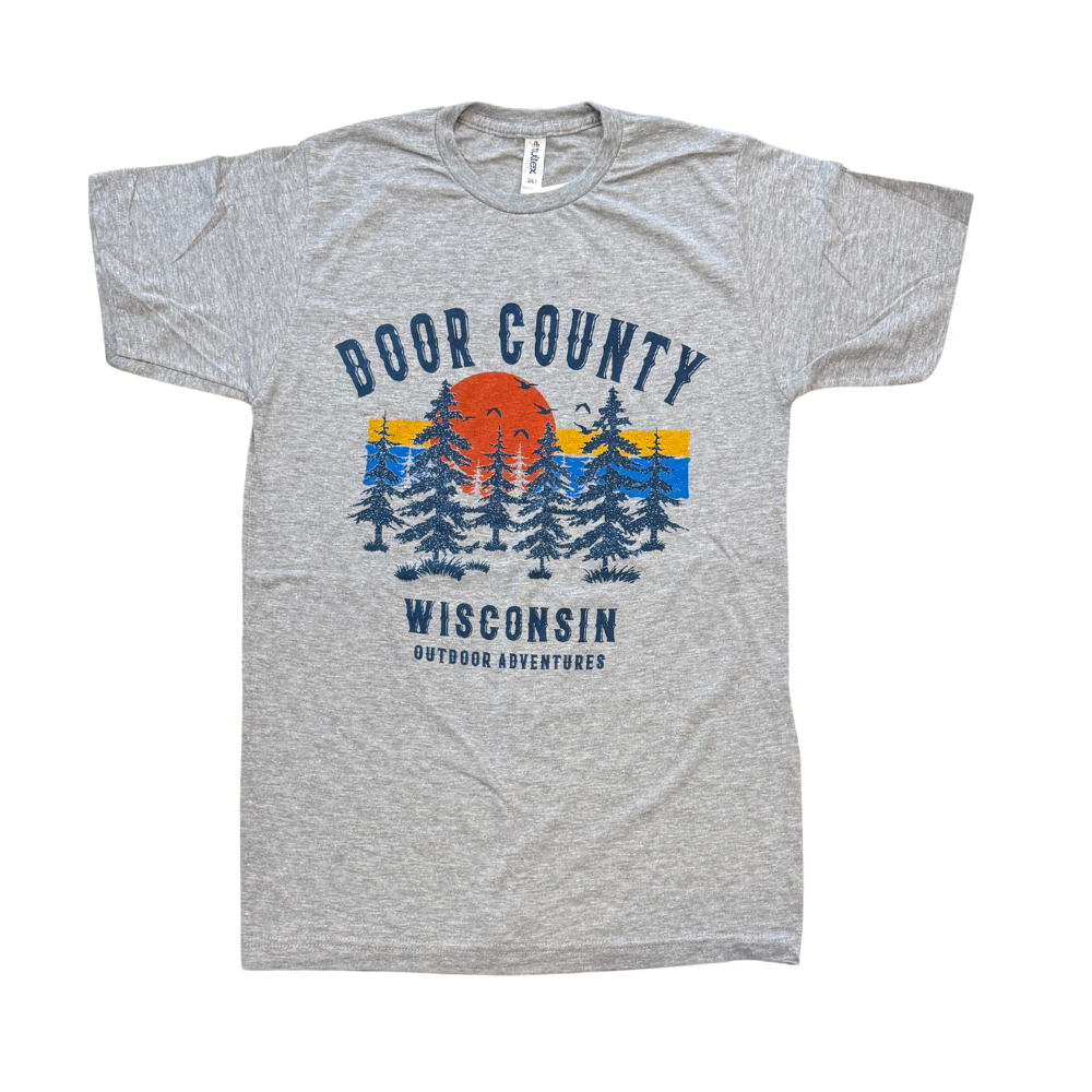 DC Outdoor Adventures Pines Heather Grey Tee