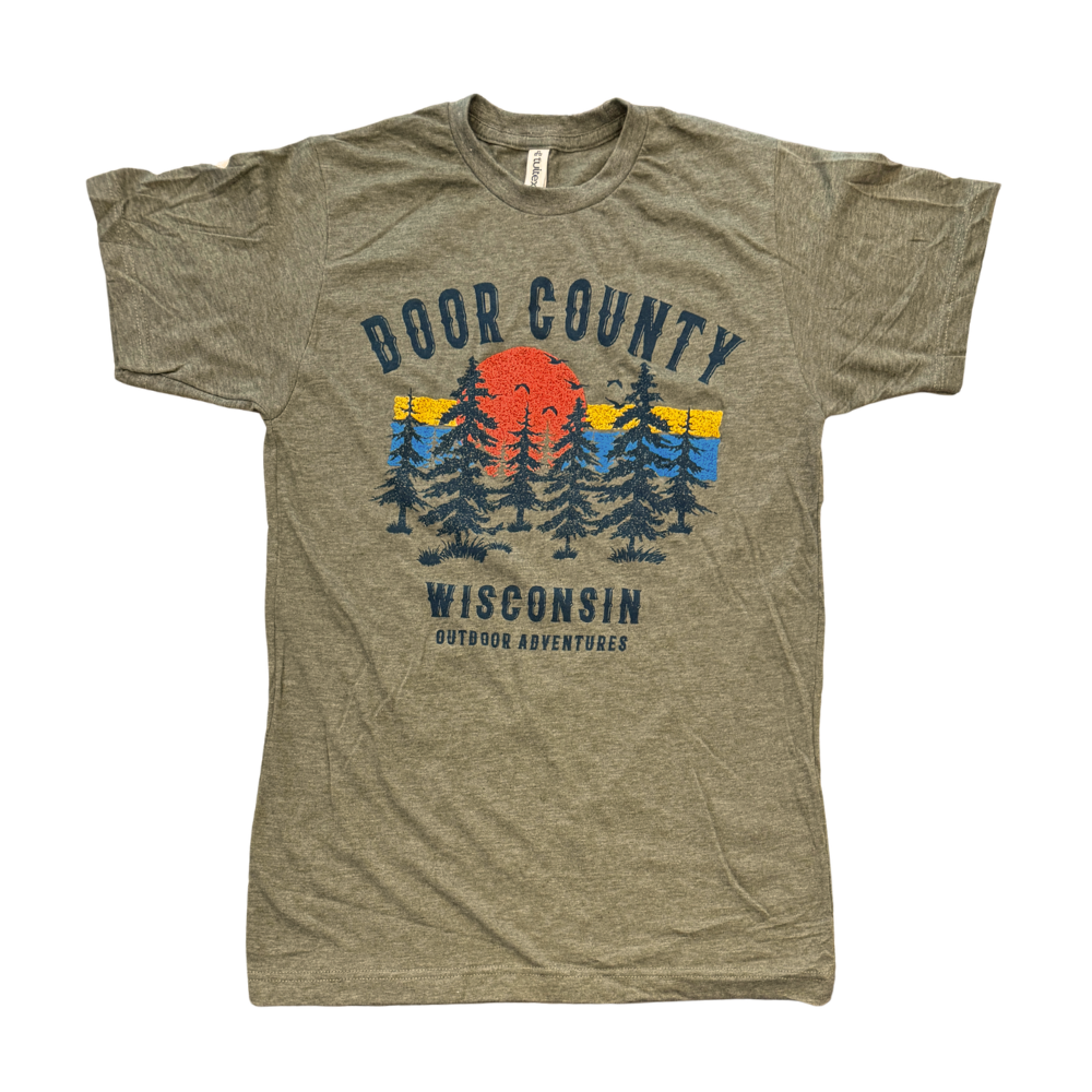 DC Outdoor Adventures Pines Military Green Tee