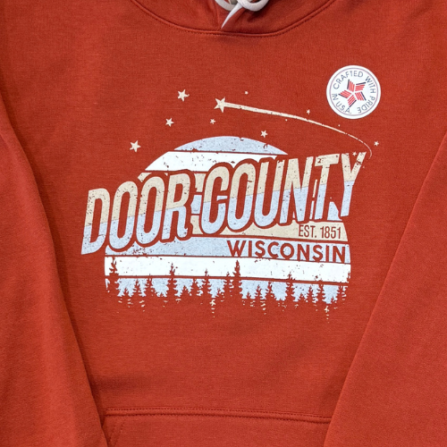DC Shooting Star Rust Hoodie