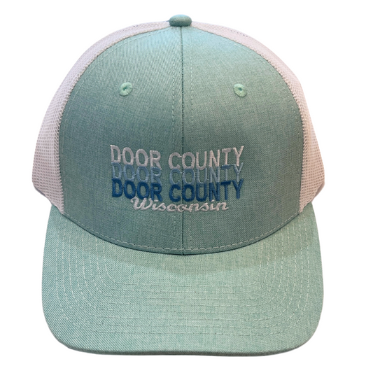 Door County Triple Repeat Mint Hat