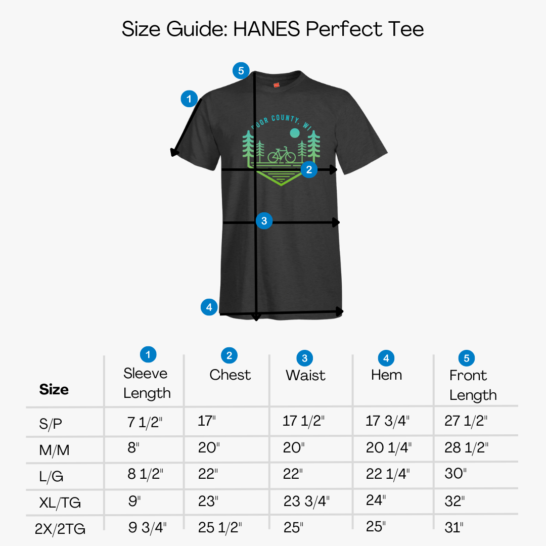 Mountain Bike Blend Door County Charcoal Heather Unisex T-shirt