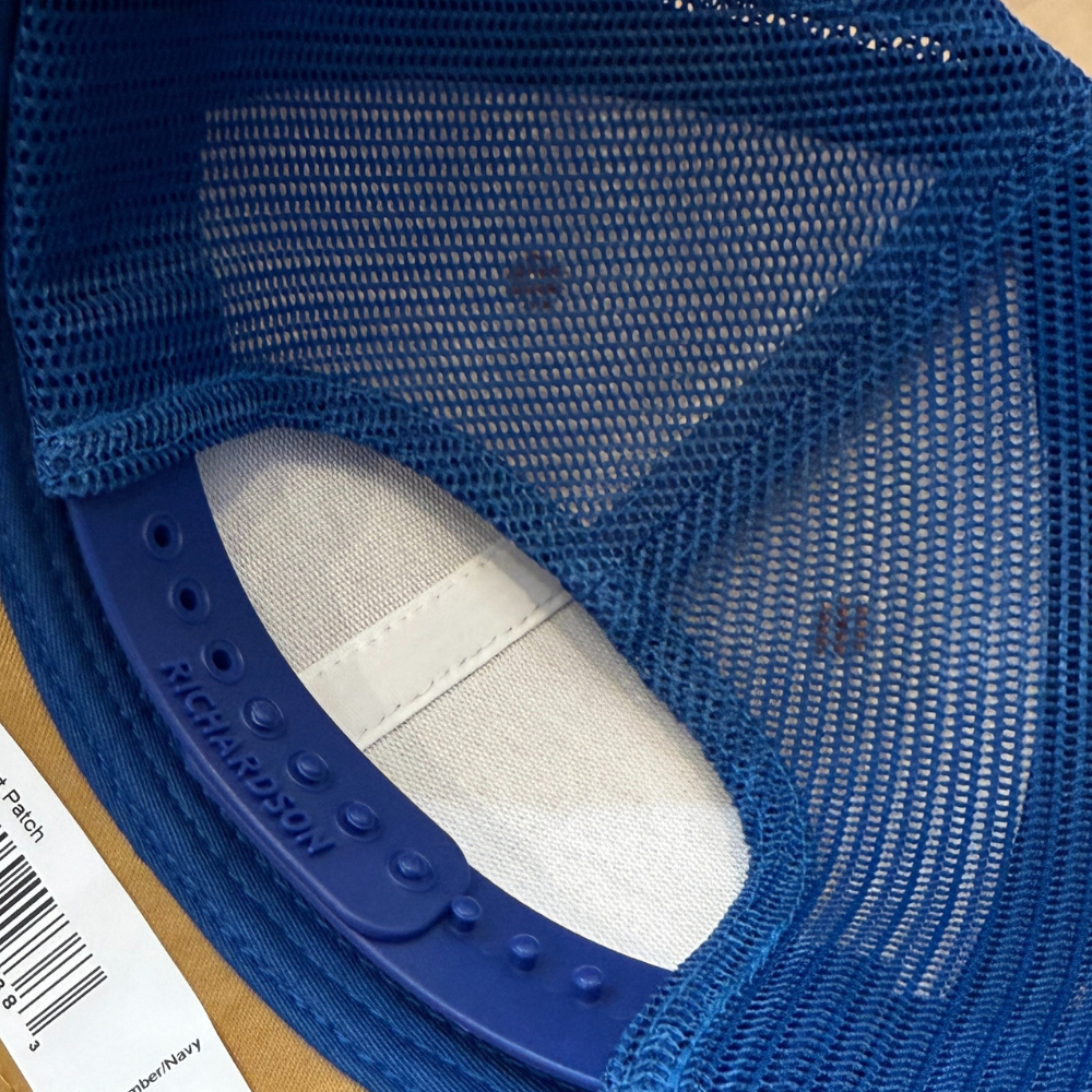 Newport State Park Tent/Pine Tree Hat Amber/Navy