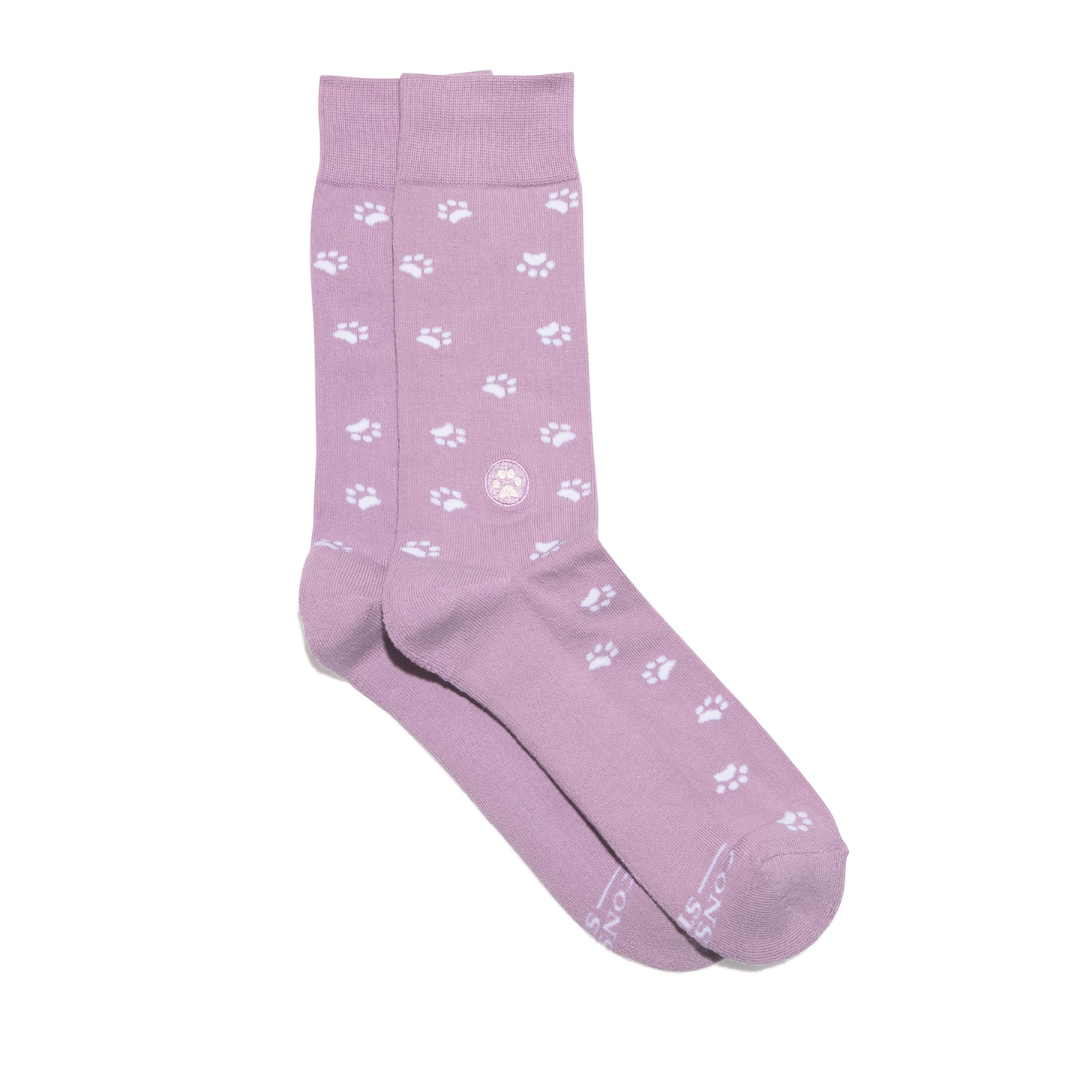 Socks That Save Dogs Purple Paws