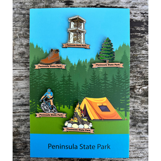 Peninsula State Park 5-pin set