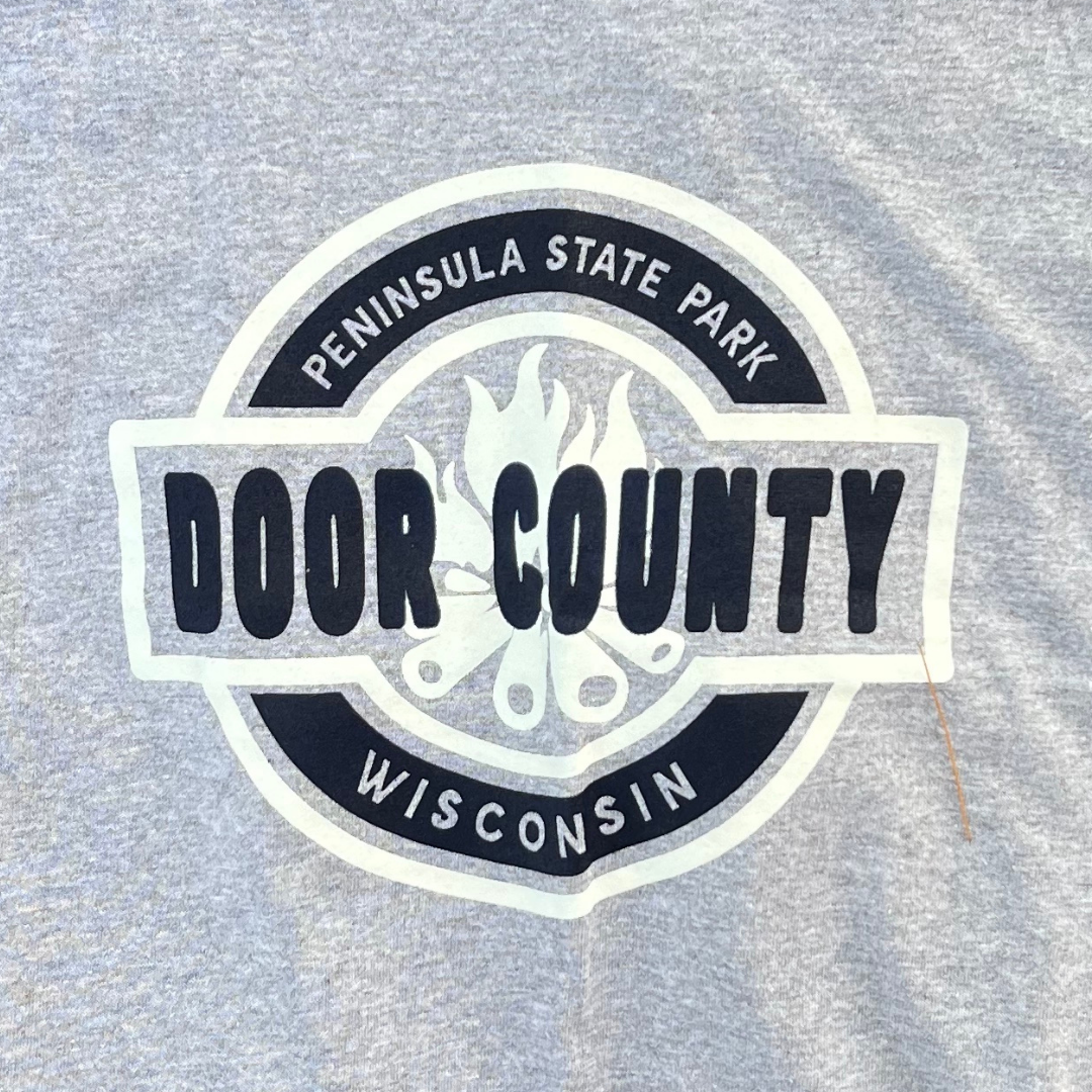 Door County Original Youth Short Sleeve T-shirt Heather Grey