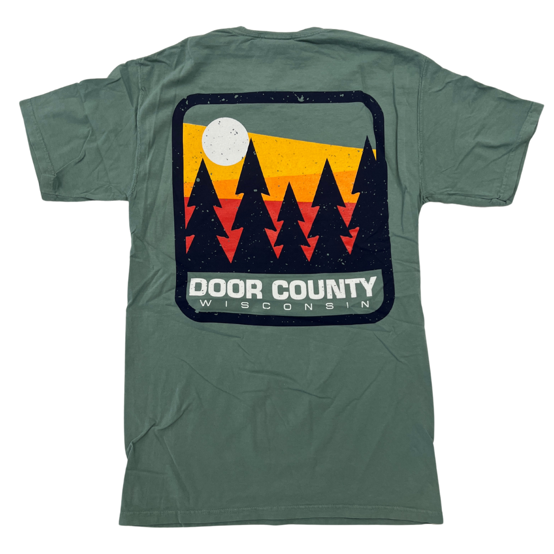 Frame Pine Door County Short Sleeve Tee Cypress Green