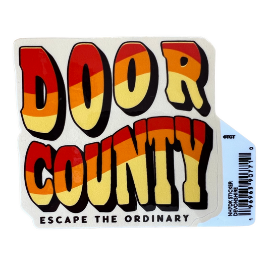 Escape The Ordinary Door County Vinyl Sticker