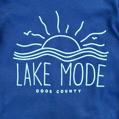 Lake Mode Youth Long Sleeve T-shirt Navy