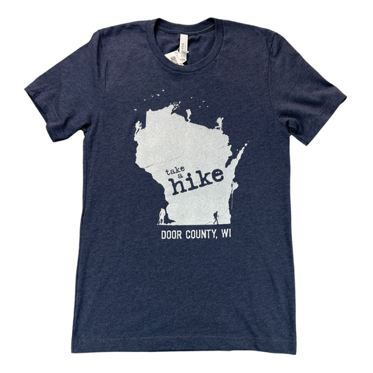 Take A Hike Short Sleeve T-shirt Denim