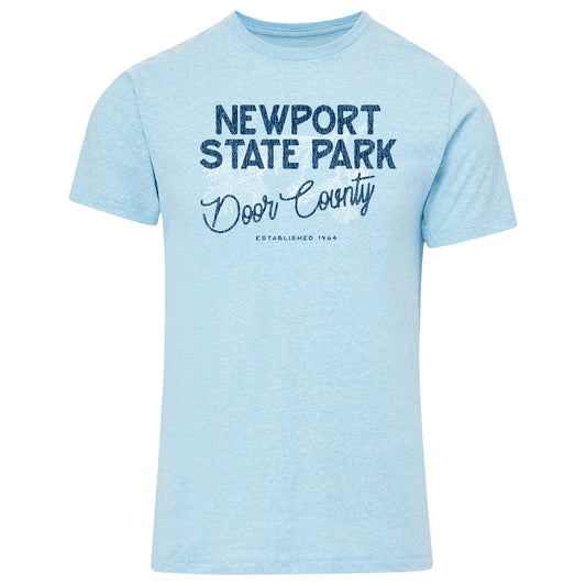 Newport State Park Pine Bough Beach Blue Unisex T-shirt