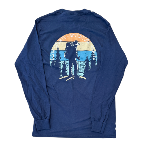 DC Adventure Awaits Navy LS Tee