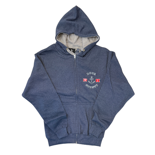 DC Anchor Navy Zip Hoodie
