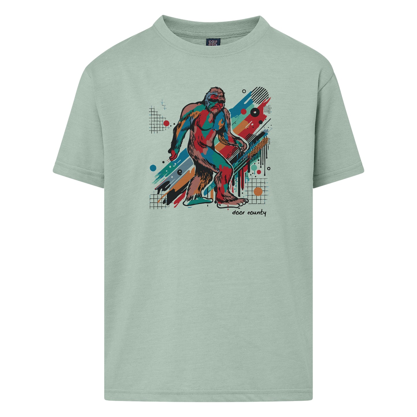 DC Bigfoot Paint Greenstone Youth Tee