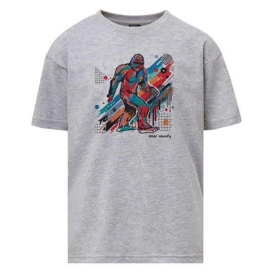 DC Bigfoot Paint Heather Grey Youth Tee