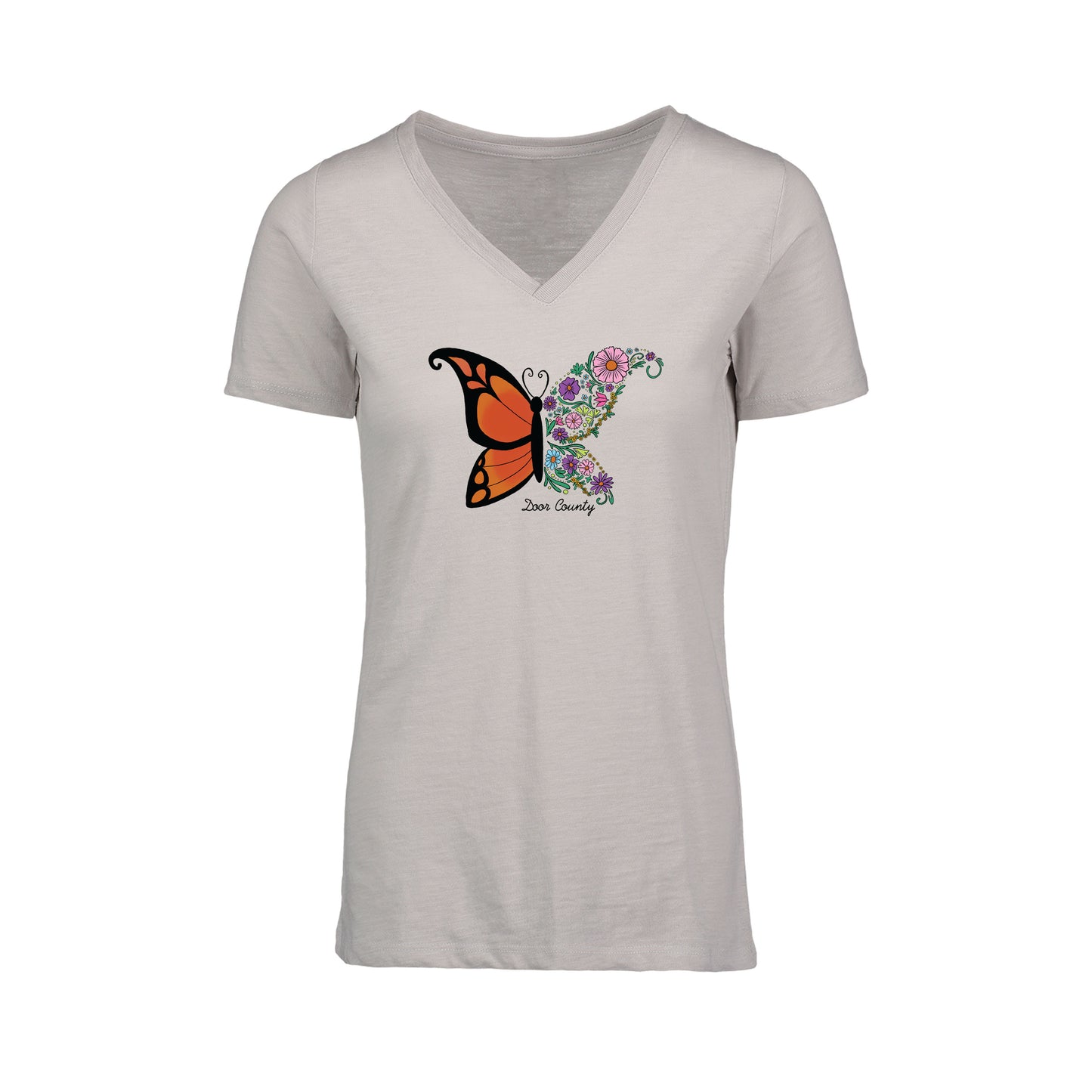 DC Butterfly Dove Grey Women's Tee