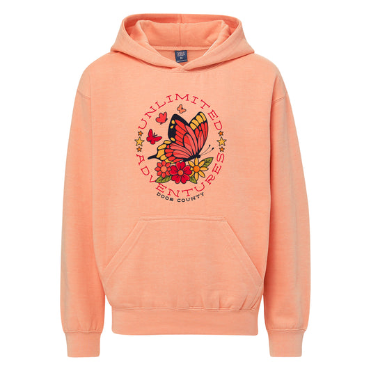 DC Butterfly Unlimited Adventure Creamsicle Youth Hoodie