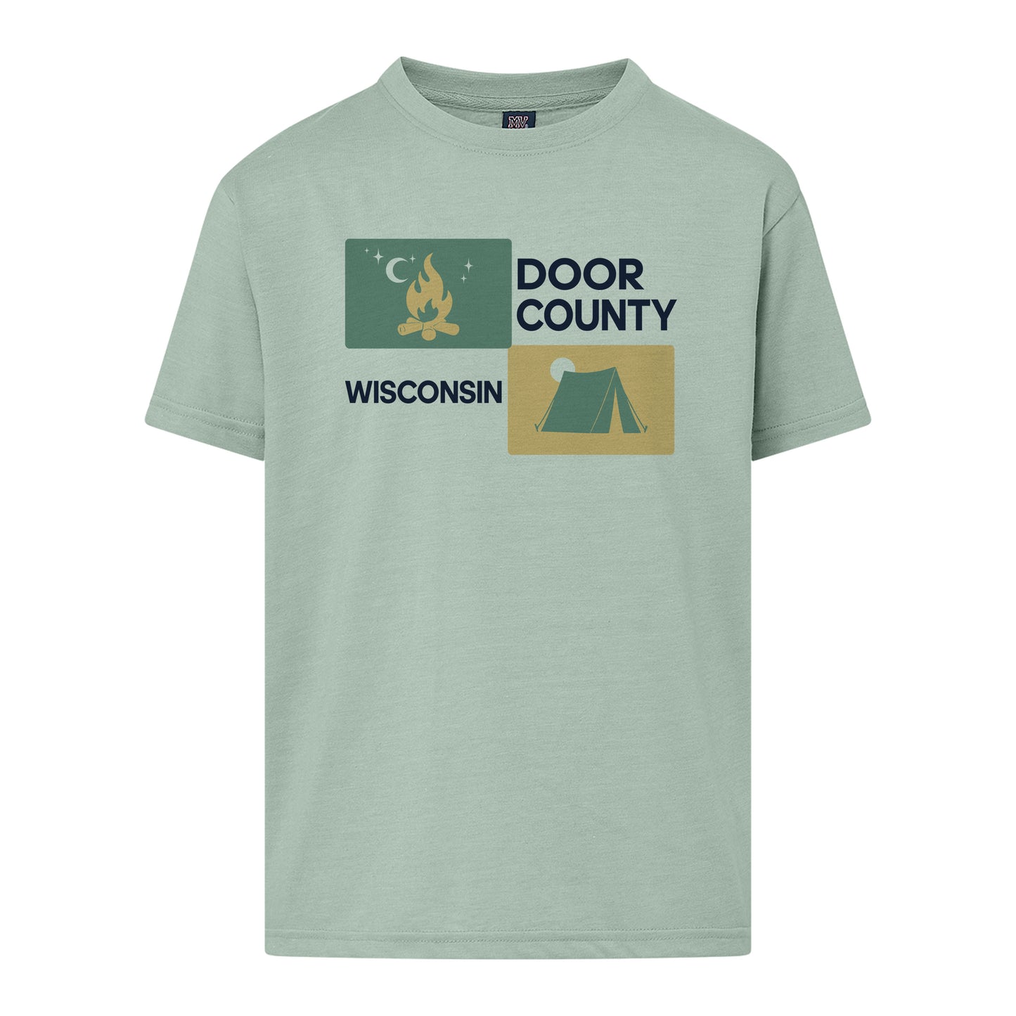 DC Camp Blocks Greenstone Youth Tee