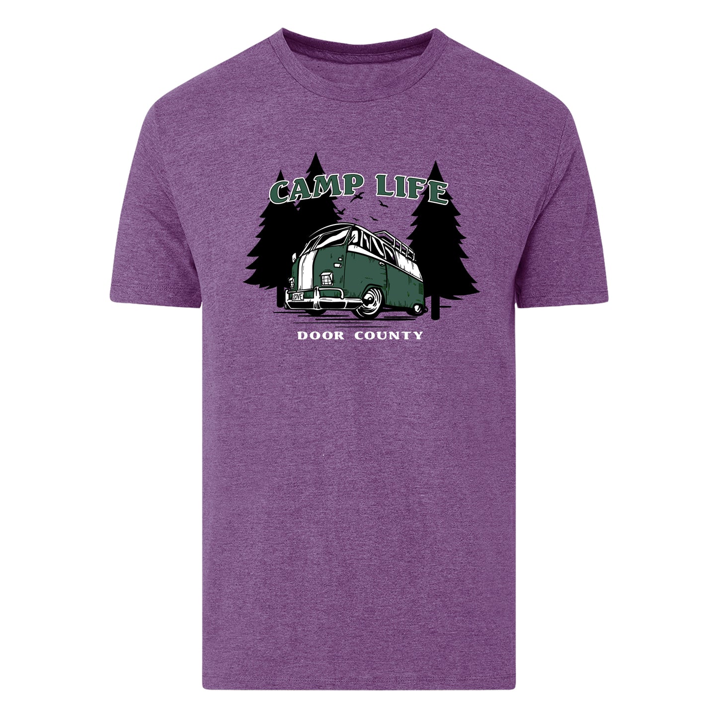 DC Camp Life Purple Heather Tee