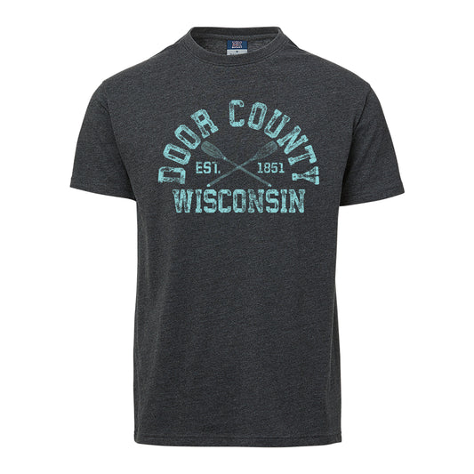 DC Crossed Oars Charcoal Tee