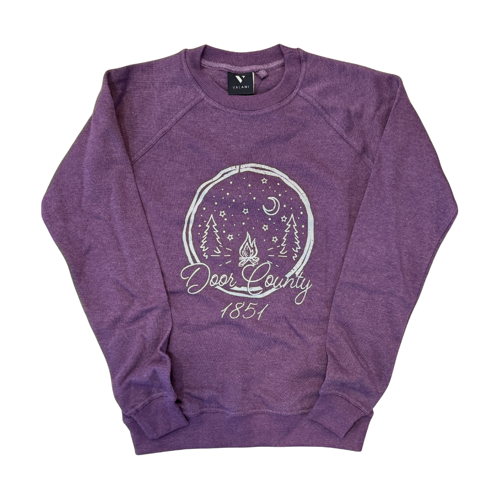 DC Drawn Circle Purple Crew