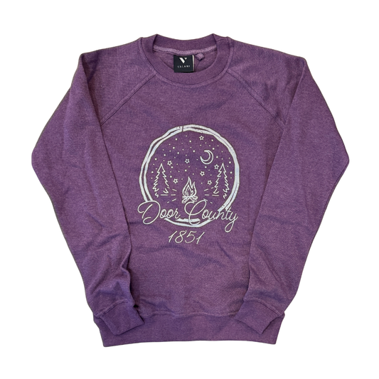 DC Drawn Circle Purple Crew
