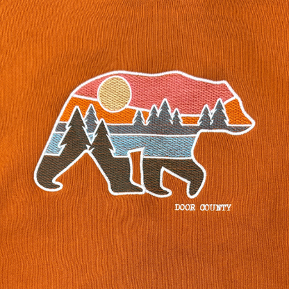 DC Embroidered Bear Autumn Hoodie