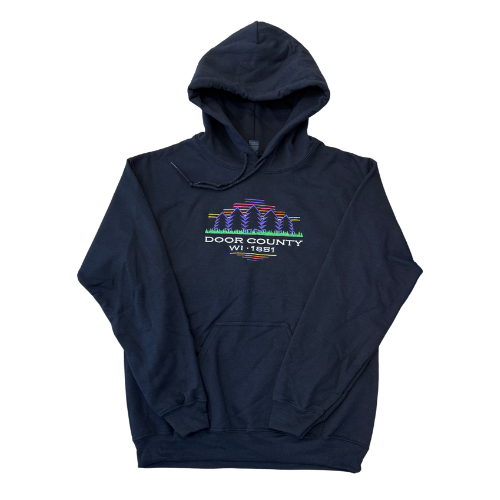 DC Embroidered Pines Black Hoodie