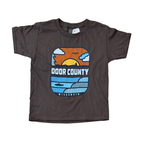 DC Lake Fish Brown Youth Tee