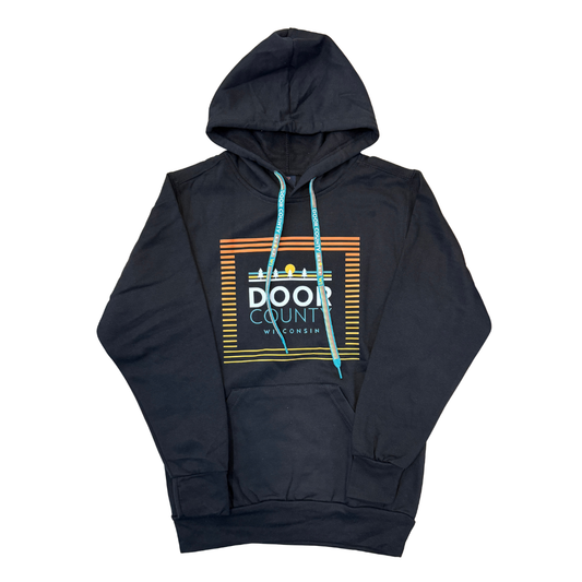 DC Lined Box Black Hoodie
