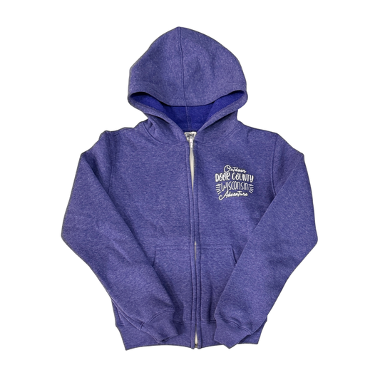 DC Outdoor Adventure Sapphire Youth Zip Hood