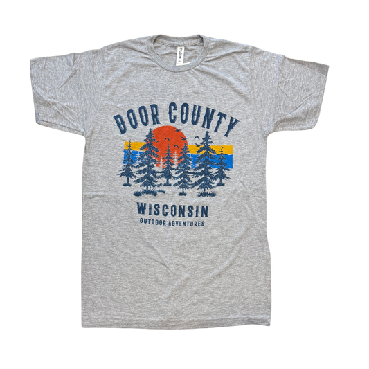 DC Outdoor Adventures Pines Heather Grey Tee