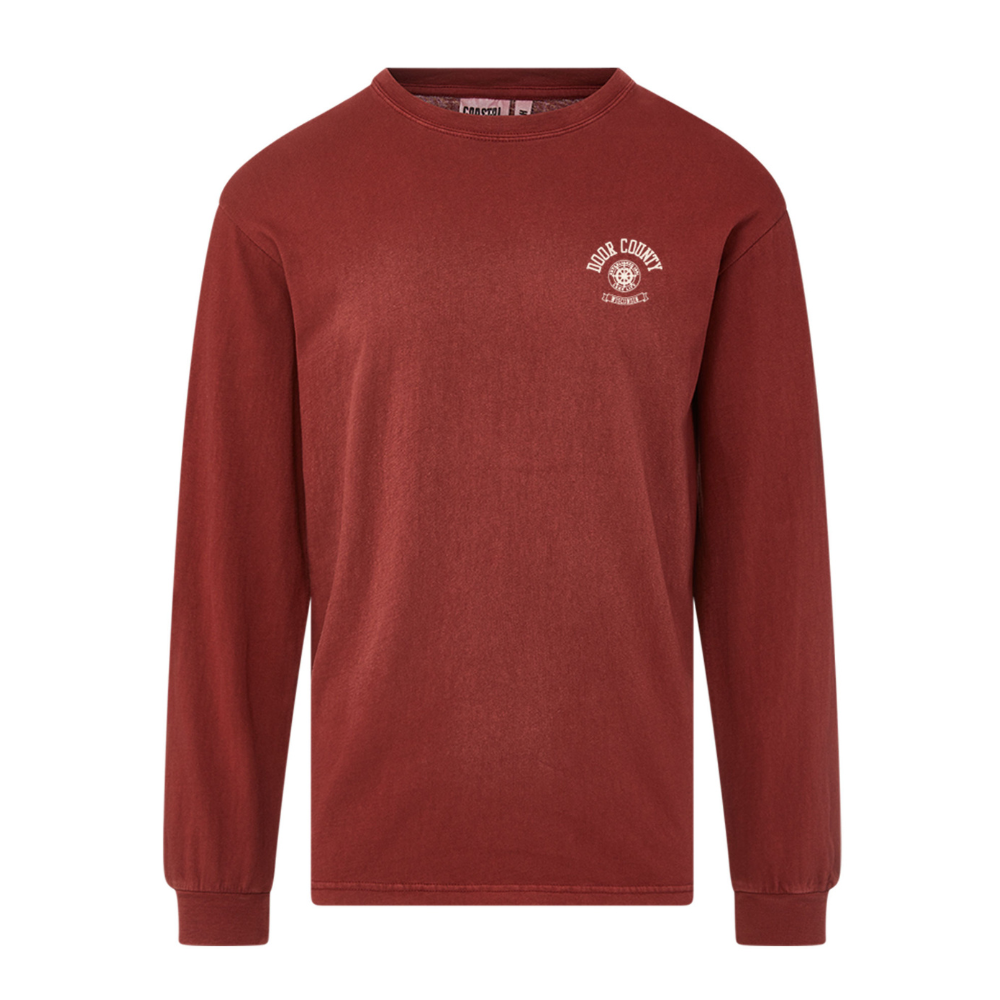 DC Ship Wheel Adobe Brick Longsleeve Tee
