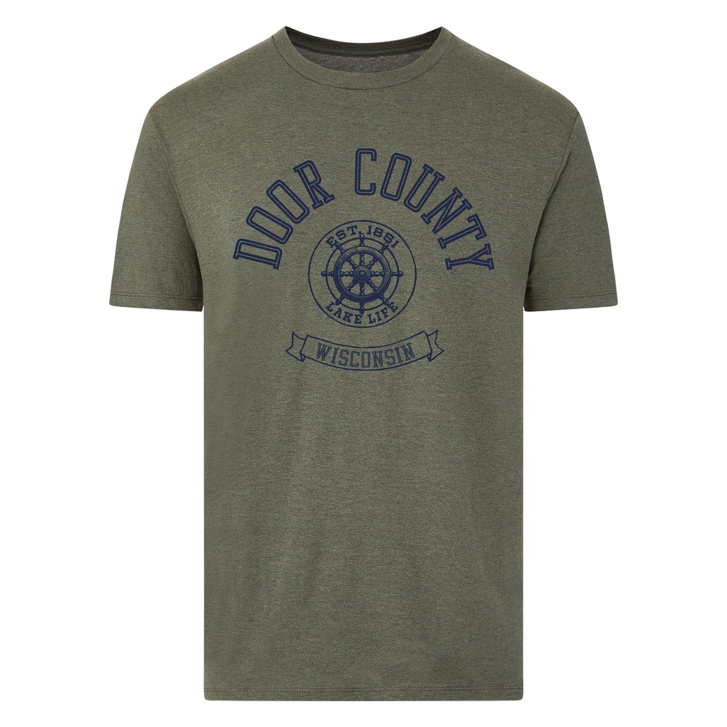 DC Ship Wheel Dark Moss Tee