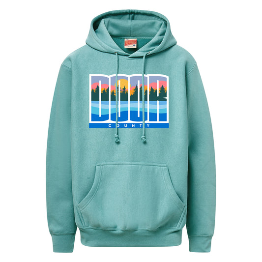 DC Sueded Flock Lagoon Hoodie