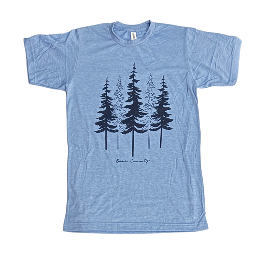 DC Tall Pines Heather Athletic Blue Tee