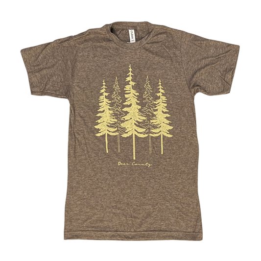 DC Tall Pines Heather Brown Tee