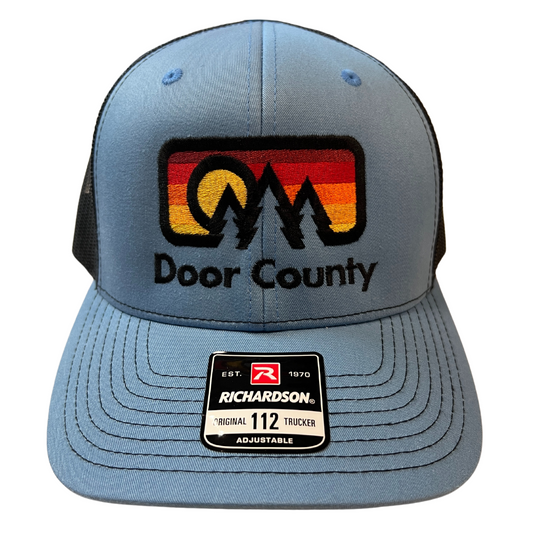 DC Three Pines Rainbow Col Blue / Black Trucker
