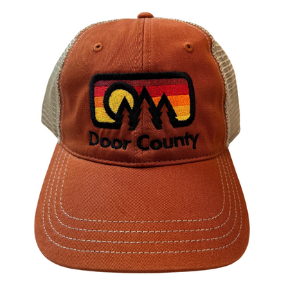 DC Three Pines Rainbow Texas Orange / Khaki Trucker