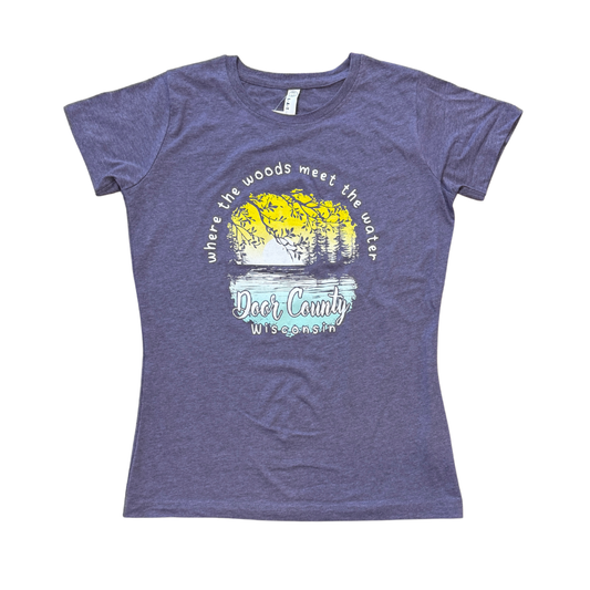 DC Topsy Turvy Wisteria Blackout Tee