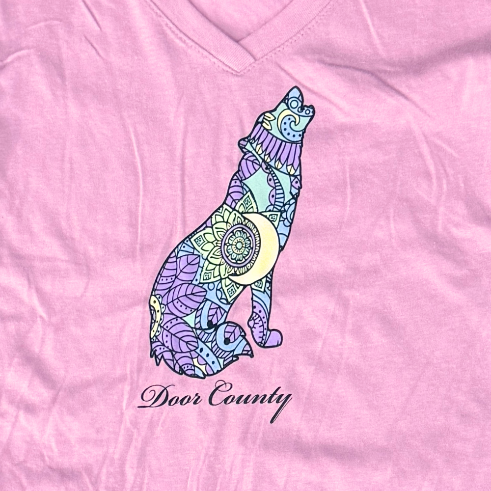 DC Wolf Lilac Tee
