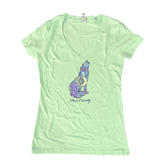 DC Wolf Mint Green Tee