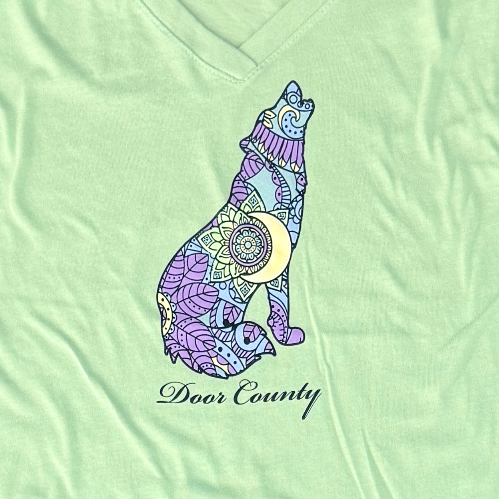 DC Wolf Mint Green Tee
