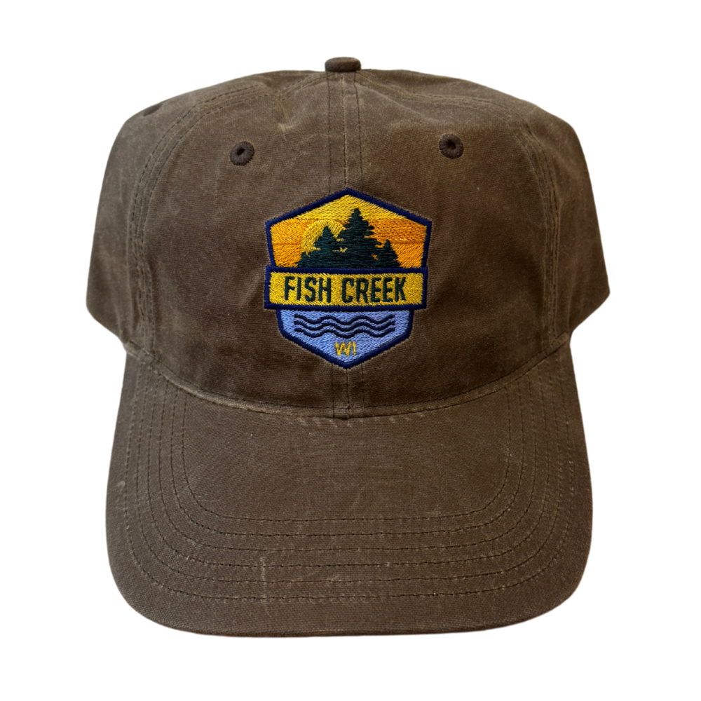 Fish Creek Washed Hat Buck Brown