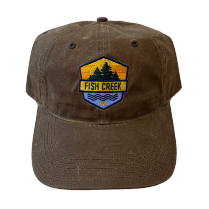 Fish Creek Washed Hat Buck Brown
