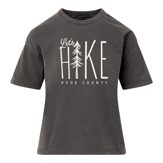 Let's Hike Door County Caviar Tee