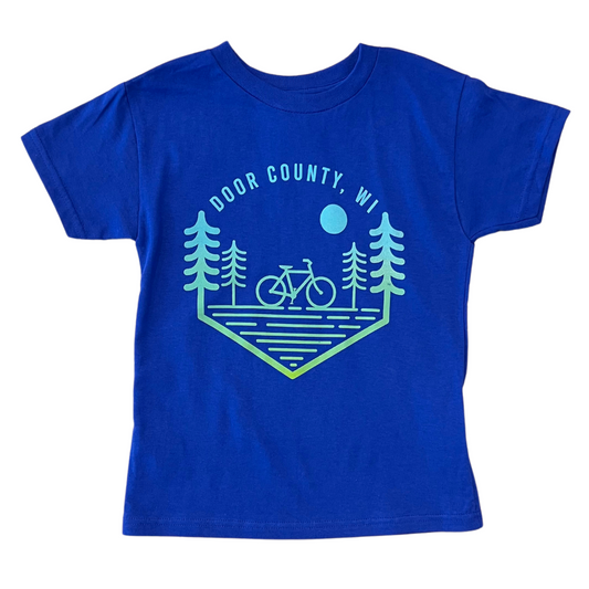 Mountain Bike Blend Door County Royal Youth T-shirt